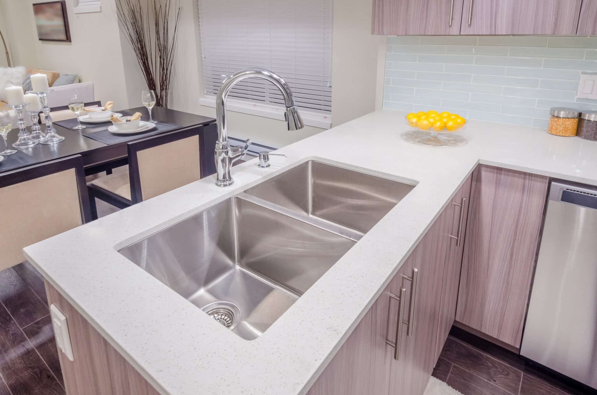 Double-bowl sinks, New Kitchen Sink.