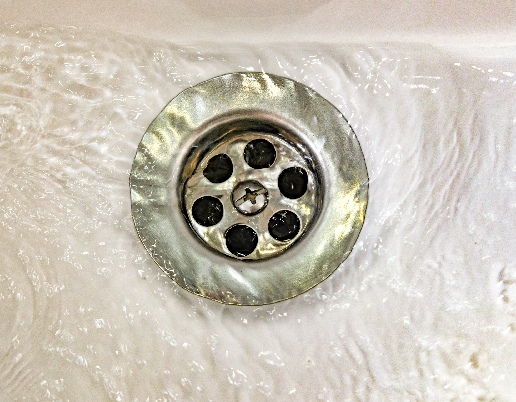 Slow drain bathroom sink, Residential Plumbing.