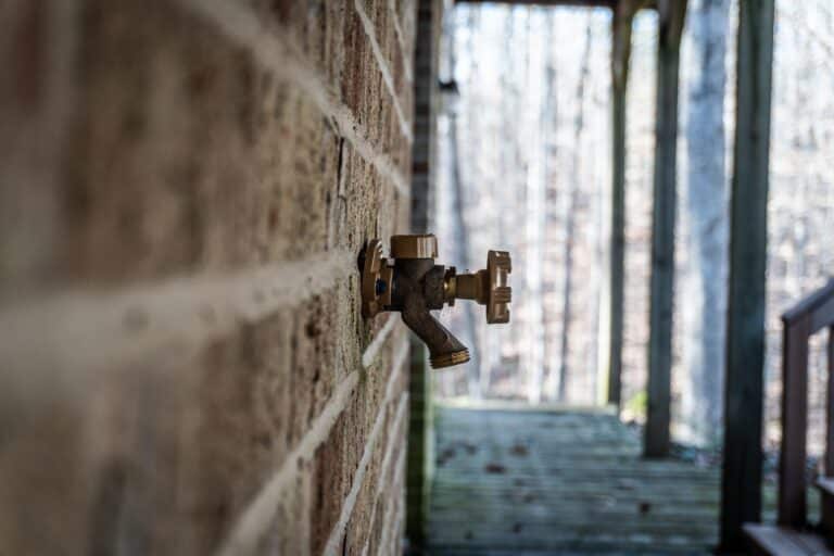 Frost free sillcock install prevents burst outdoor faucets.